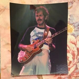 Vintage Concert Photo with Guitar